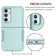 For Samsung Galaxy A55 5G Phone Case, Ebizware Shockproof Case Military Grade Heavy Duty Full Body Protection Rugged Cover for Galaxy A55 5G, Mint Green