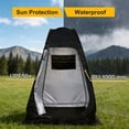 thumbnail image 5 of Camping Shower Tent, Outdoor Pop Up Changing Tent, Portable Bathroom Toilet Tent Privacy Tent with Portable Bag for Camping, Beach, Hiking, Travelling, 5 of 8