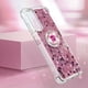 thumbnail image 4 of Funda para Samsung Galaxy A05S con Brillo Líquido Flotante, Purpurina, Parachoques y Anillo Giratorio Soporte, 4 of 5