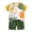 F751-Dark Green, variant on UAYOTSE Toddler Baby Cute Pajamas Short Sleeve 2-Piece Set Soft Breathable Loungewear Dailywear Sleepwear for Spring Summer Boys Girls,Sizes 3-4 Years