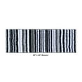thumbnail image 3 of Better Trends 20" x 60" Bathroom Runner Mat, 100% Polyester Non-Slip Bath Rug, Water Absorbent, Machine Washable Griffie Collection - Gray, 3 of 8
