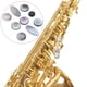 thumbnail image 5 of Juego de almohadillas de botón para saxofón, accesorios para instrumentos musicales, color blanco y negro, 9 Uds., 5 of 8