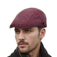 thumbnail image 2 of FINALGANG Mens Womens Solid Color Newsboy Cap Classic Panel Buckle Adjustment Strap Hat For Daily Outdoor Wear Fashionable Headwear, 2 of 5