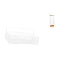 thumbnail image 1 of Cesta de almacenamiento colgante,Cesta de almacenamiento para gabinete organizador de pared colgante,Porta pajitas,Dispensador de pajitas con soporte de acrílico para mostrador,Organizador de, 1 of 8