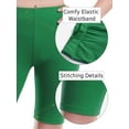 thumbnail image 5 of Made by Olivia Women's Basic Solid Active Yoga Biker Shorts, 5 of 5