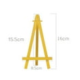 thumbnail image 2 of 30Pcs Art Painting Name Stand Display Holder Drawing Mini Plastic Easel for School Student Artist Supplies(Yellow), 2 of 8
