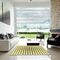 thumbnail image 7 of Ahgly Company Machine Washable Indoor Round Transitional Sun Yellow Area Rugs, 7' Round, 7 of 7