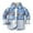 Blue, variant on Winter Clearance Deals! Zpanxa Newborn Infant Baby Toddler Coat Toddler Flannel Shirt Jacket Plaid Long Sleeve Lapel Shacket Fall Tops Blue 6-12 Months