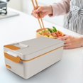 thumbnail image 3 of Lksixu Boîte à Lunch Bento Grande Capacité Isolée avec Récipient Intérieur 304 pour Maison et Bureau, 3 of 9