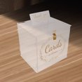 thumbnail image 4 of DEEPCRAFF Caja Para Tarjetas De Acrílica Transparente Con Cerradura Para Recepción Y, 4 of 8