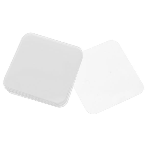 FUTUREORYY 20Pcs Transparent Square Double Sided Tape for Wall Door Windows Crafts 11.8x11.8x0.04In