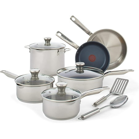 

Unlimited Collection Stainless Steel Platinum Non-stick 12-Piece Cookware Set