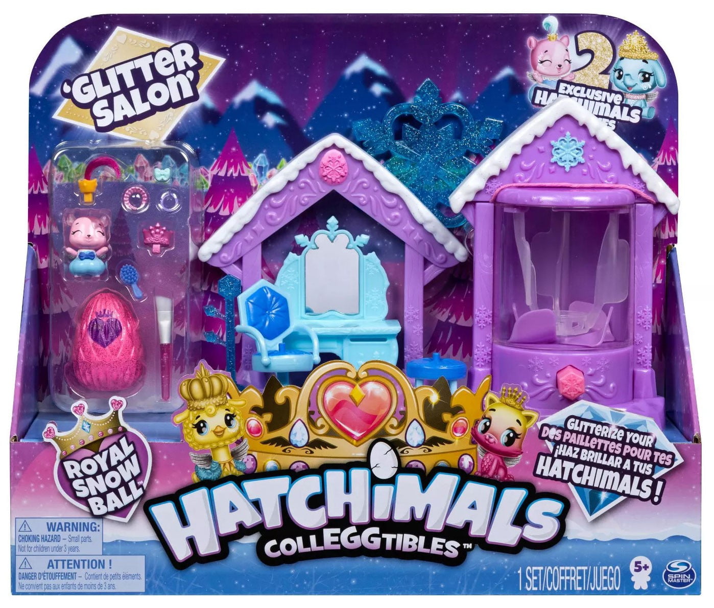 Hatchimals CollEGGtibles Coral Castle Fold Open Playset with Exclusive Mermal 