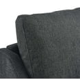 thumbnail image 6 of Armchair Accent Chair, Dark Grey Gray, Fabric, Mid Century Living Lounge Cafe Lobby Hospitality Restaurant, Modern Contemporary HB34323, 6 of 9