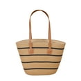 thumbnail image 3 of Woven Shoulder Bag Stylish Straw Tote Handbag for Women Lightweight Beach Purse Everyday, 3 of 3