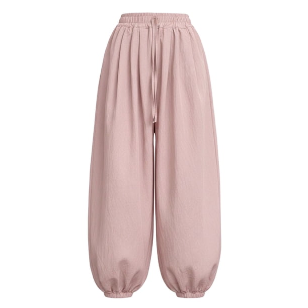 Pantalones largos de verano para niños, pantalones deportivos casuales de color sólido, pantalones largos para niños, pantalones de poliéster para niños