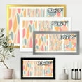 thumbnail image 4 of Designart 'Patchwork of Pastel Organic Shapes' Modern Framed Art Print, 4 of 4