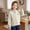 Beige, variant on Zecgelong Winter Kids Zip Front Coat For Girls—Cozy Casual Jacket For Winter Comfort And Easy Warmth