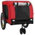 thumbnail image 4 of vidaXL Pet Bike Trailer Bicycle Cargo Dog Stroller Oxford Fabric and Iron, 4 of 10