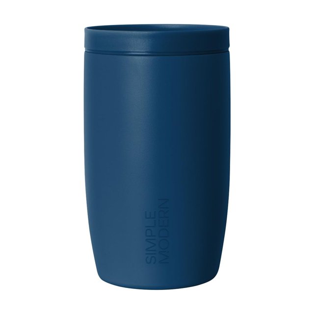 Taza de café de viaje, simple y moderna, Voyager, tapa 360°, 12 oz