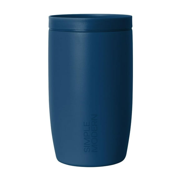 Taza de café de viaje, simple y moderna, Voyager, tapa 360°, 12 oz