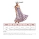 thumbnail image 5 of Vestido de cuello ancho, vestido informal de verano con tirantes y dobladillo en forma de A, vestido estampado, resultados impresionantes, 5 of 6