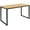 Maple Top/Black Frame, variant on Flash Furniture Tiverton Industrial Modern Desk - Commercial Grade Office Computer Desk and Home Office Desk - 47" Long (Mahogany/Black)