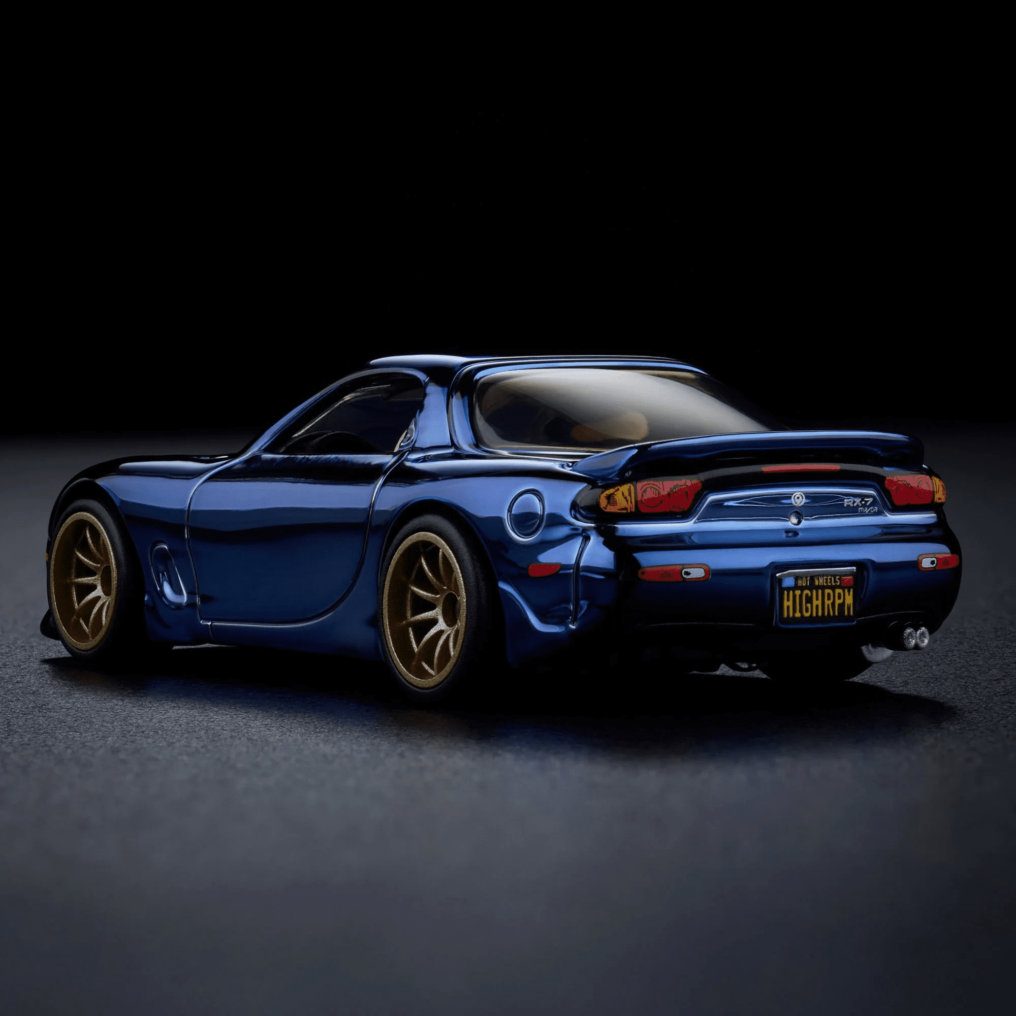 Hot Wheels Mazda RX-7 RLC Exclusive 1993 R1 1:64 Die-Cast Collector Car Steel Blue Spectraflame