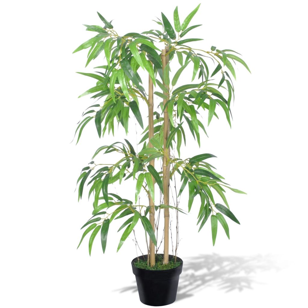 Artificial Bamboo Tree Inlife Fake Plants with Pot, 35"