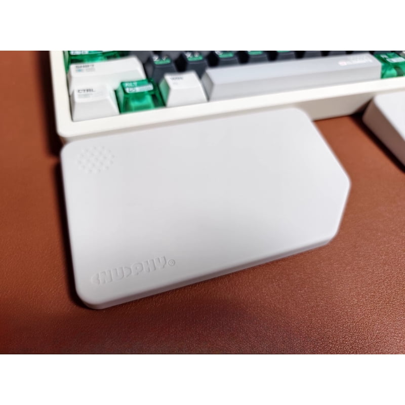 2-in-1 Split Keyboard Wrist Rest, Adjustable Height Ergonomic Palm Support Pad for Mechanical Keyboards, Plastic Wrist Pad with Dual-Level Design