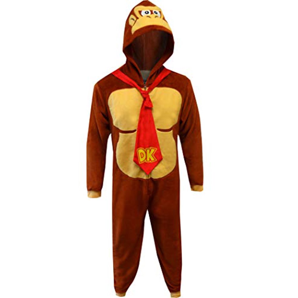 Nintendo Donkey Kong Men's Pajama Union Suit S/M*** SIZE = Small