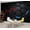 Black/Blue/Red, variant on Wallpaper Modern 3D Hexagonal Wall Decor Vibrant Neon Outline Peel and Stick Wall Murals 100"H x 144"W Removable PVC Wall Paper Self-Adhesive Wall Paintings Art Decor for Bedroom Living Room