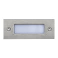 thumbnail image 3 of Estevez Luminaria LED de cortesía empotrable Pass rectangular, 1 Watt, Luz Cálida, 3000K, Protección IP65, Aluminio, Color Plata, 3 of 8