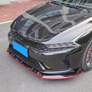 Front Bumper Lip Splitter Spoiler for 2021-2025 Kia K5 EX LX GT Gloss Black