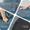 thumbnail image 3 of Hobestluk Bean Bag Chairs for Adults Giant BeanBag Chair Sofa Memory Foam Bean Bag Chair Faux Fur Fireside Bean Bags Big Lazy Sofa for Living Room Bedroom Dorm Office (Bluegrey Plush), 3 of 8