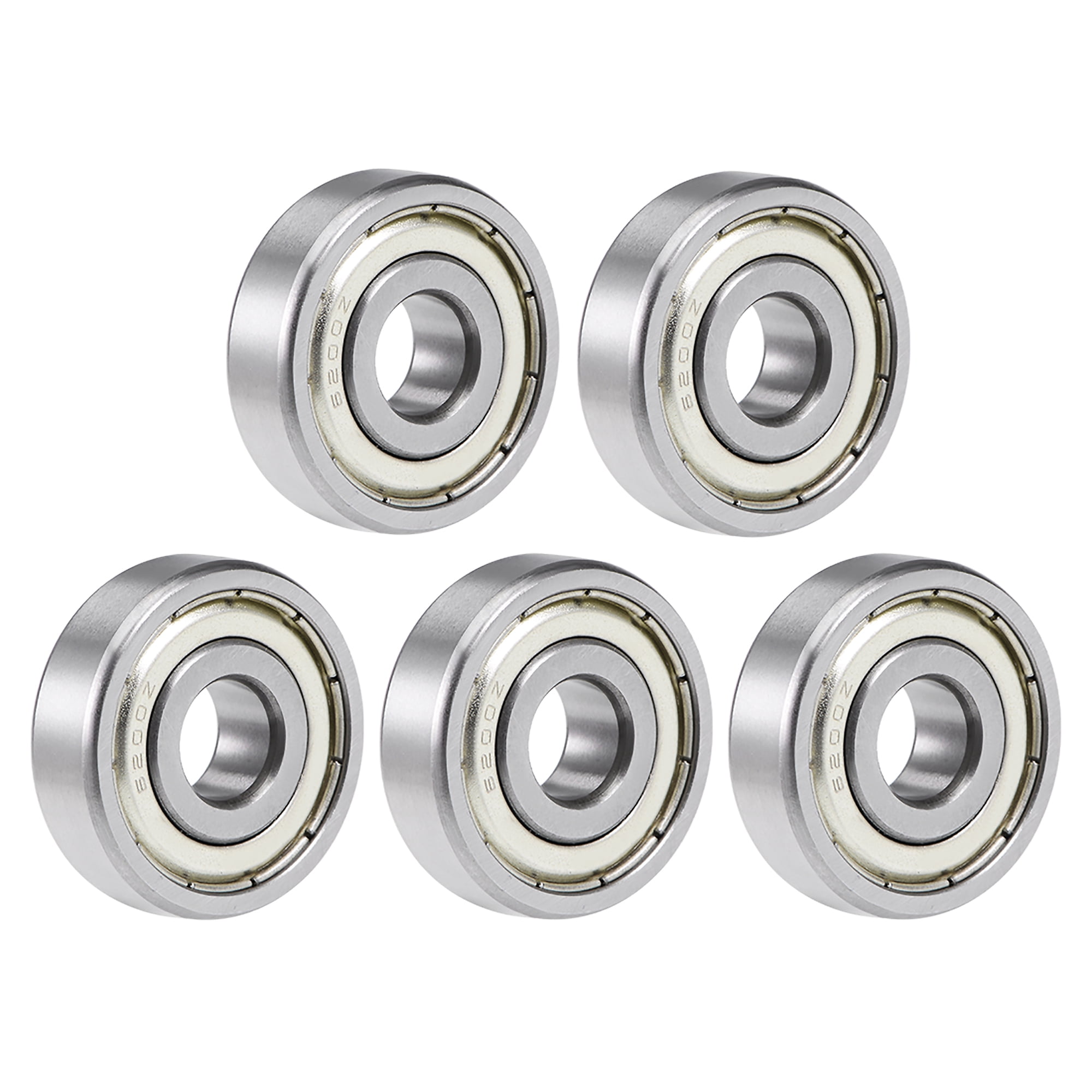 6200ZZ Deep Groove Ball Bearing 10mmx30mmx9mm Shielded Chrome Bearings (Z2 Lever) 5pcs Walmart
