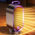 thumbnail image 4 of Quiet Desk Heater for Office,Space heater,Portable PTC Ceramic Space Heater for Indoor Use,Energy-Saving Bathroom Heater,Tipping and Overheating Protection,Suitable for Office,Bedroom (Purple), 4 of 8