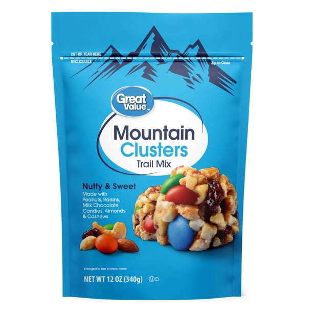 Great Value Mountain Clusters Trail Mix, 12 oz - Walmart.com