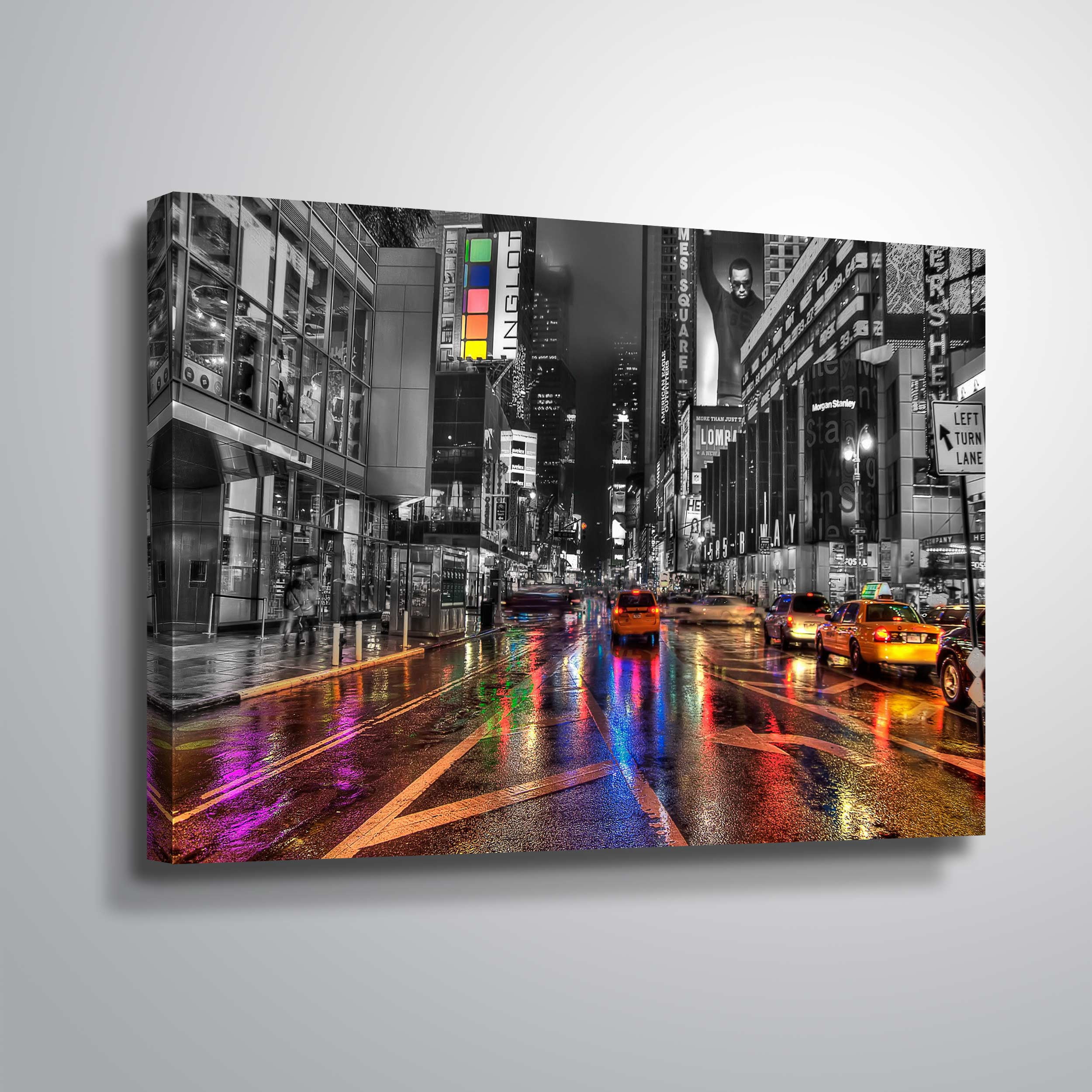 ArtWall Revolver Ocelot "Nyc" Gallery-Wrapped Canvas