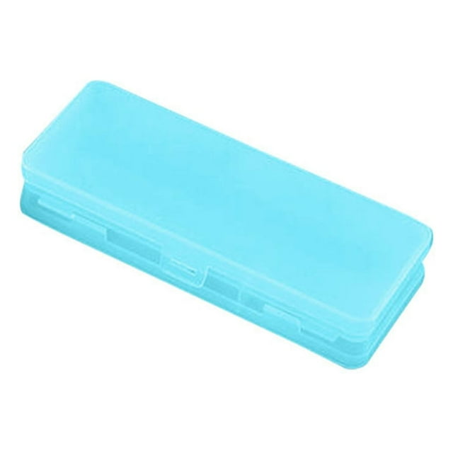 Amzcrzy Desk Organizer Pencil Cases Translucent Pencil Case Student Storage Pencil Case Pencil Case Multifunctional Double-Sided Macaron Plastic Pencil Case College Essentials Pencil Box
