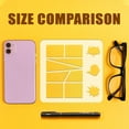 thumbnail image 3 of 4 Pcs Comics Frame Stencil 5.9x5.9" Reusable Starburst Polka Dot Graffiti Pattern Stencil Comic Strip Frame Drawing Template DIY Decoration Stencil for Painting on Scrapbook Paper Book diy, 3 of 7
