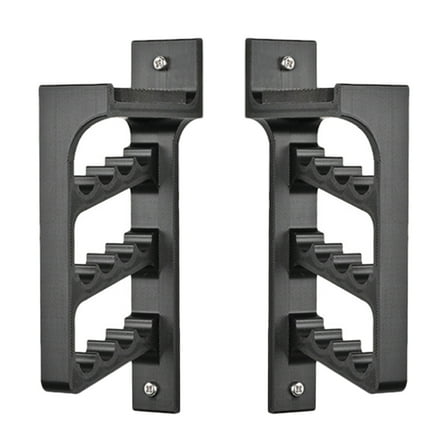 ETHZZLE 2-Pack Black Wall Mounted Stand Bracket for Optimized Storage