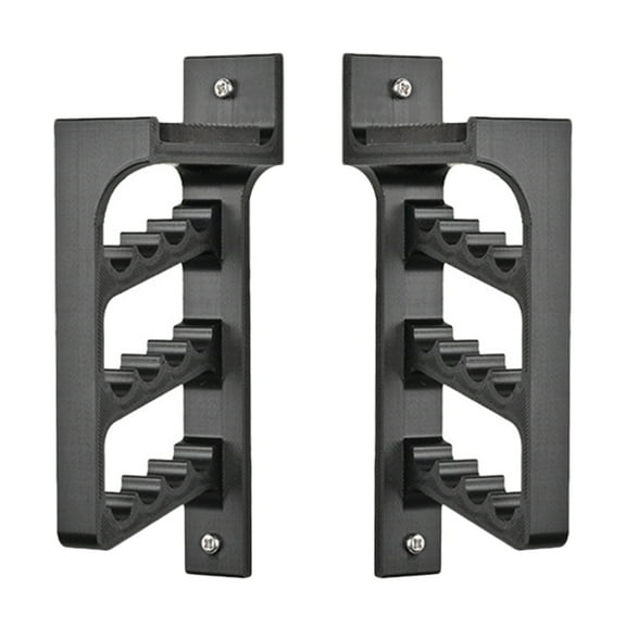 ETHZZLE 2-Pack Black Wall Mounted Stand Bracket for Optimized Storage