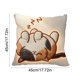 thumbnail image 3 of Cute Puss Patterns Cushion Cover Soft Throw Pillow Cover Removable And Washable Pillowcase For Sofa And Chair Ideal Choice For Summer Sofa And Bedroom Decor, 3 of 6