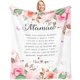 thumbnail image 1 of LHSHID Mamaw Gifts Gifts for Mamaw Blanket Mamaw Birthday Gifts from Grandchildren Grandkids Best Mamaw Ever Gifts Mamaw Gift for Grandma Retirement Throw Blanket 60"x80", 1 of 8