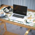 thumbnail image 3 of Long Mouse Pads for Desk,White Dinosaurs Palms Pineapples Pattern Desk Mats on Top Of Desks, Desk Mouse Pad Extra Large with 3mm Non-Slip Base and Stitched Edge for Gaming,Office,Work,Home 35.4"x15.7", 3 of 6
