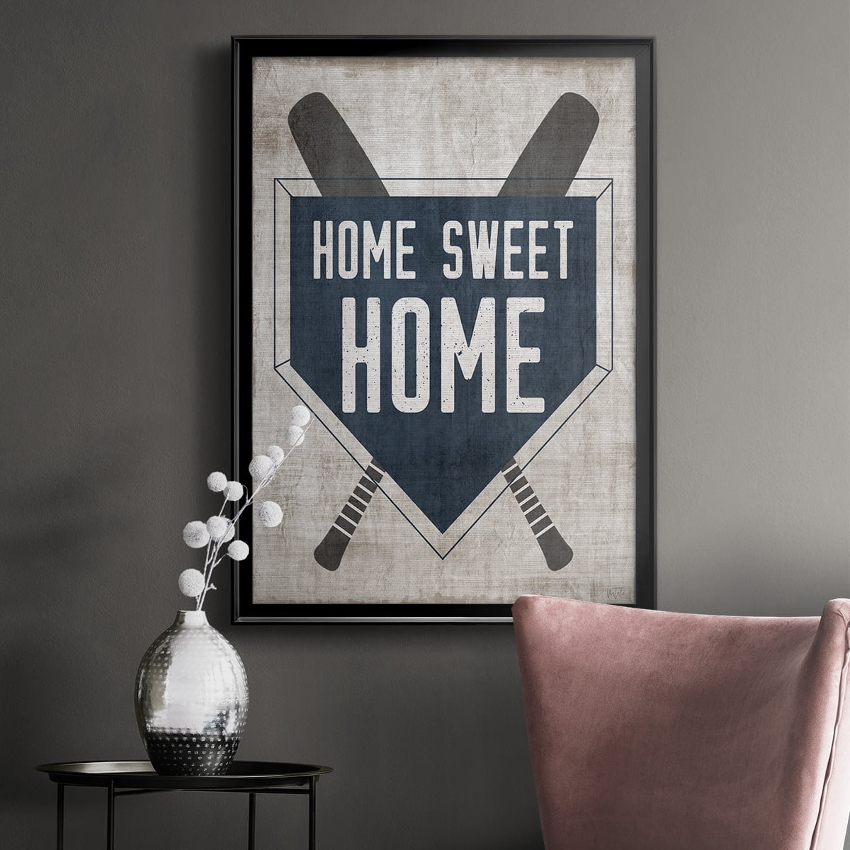 Home Sweet Home Base Premium Framed Print - Ready to Hang