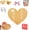 Brown(1 PCS), variant on Heart Shaped Wooden Cutting Board (13 * 10 * 0.6 in), DIY Couple Graffiti Cutting Board, Knife-Friendly, No Chipping, Multipurpose Platter, Suitable for Valentine's Day and Everyday Cooking