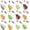 12PCS, variant on Spinnerbait Fishing Lures, Bass Fishing Spinner Baits Hard Metal Buzzbait Multicolor Spinnerbait Jigs for Bass Pike Trout Salmo 6pcs