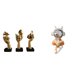 thumbnail image 1 of Estatuas de resina de pensadores, esculturas de arte abstracto, figura decorativa de , adorno de mesa para oficina, estantería, sala de esta, 1 of 8